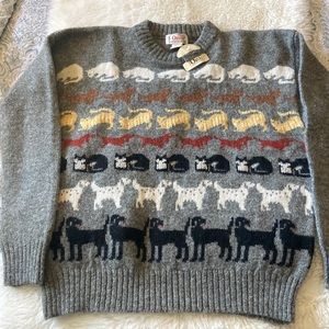 Animal Lover Wool Sweater NWT